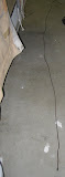 The brake line that runs from the master cylinder to the rubber hose that connects to the axle. This one came out easy.