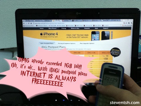 Internet always free with iDiGi iPhone plan Internet always free with iDiGi iPhone plan
