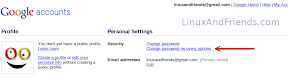 Change password recovery options in Google Gmail Click on change password recovery options link.