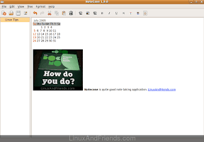 NoteCase interface