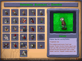 Zombies Plants vs Zombies game feature 26 different zombies.