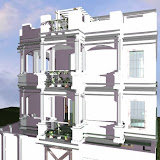 House senegal, arc balcony House senegal, arc balcony