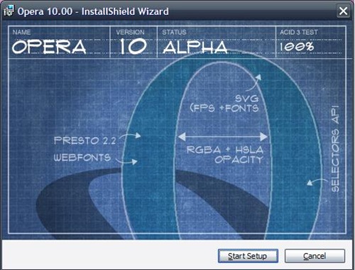 opera 10 aplha 1