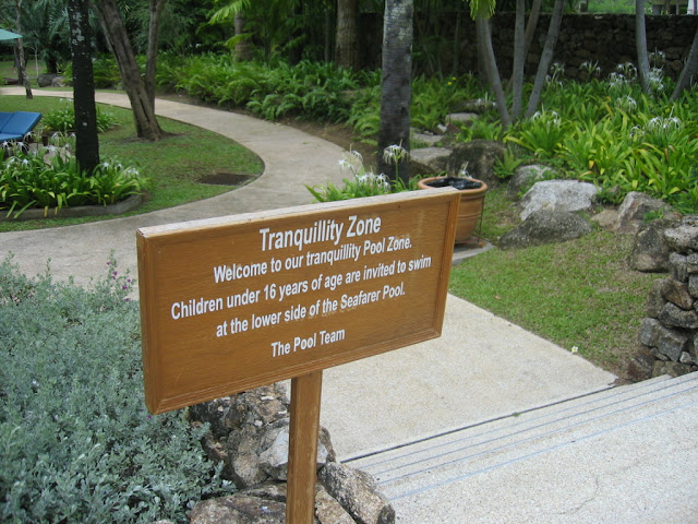 a sign in a park