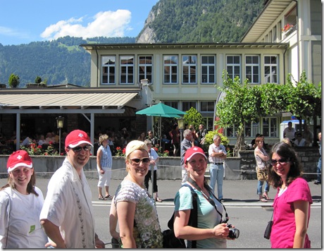 Day 8 Interlaken parade group