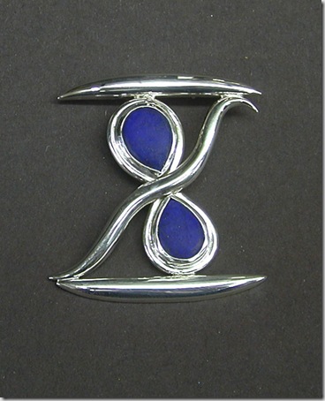 Silver-and-Lapis-Pendant