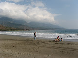 at the beach in Taidong