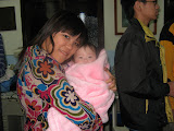 Jia-zhen holding one of the babies at the Home of God's Love