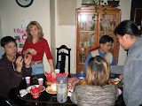 People look funny when they are eating