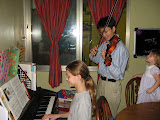 Bethanie and Joe playing for Christmas