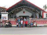 With Tim, Jake, and Jack Widener at the church in Taidong