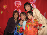 Josh and Angie with his teachers and a classmate