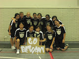 Bethanie with her volleyball teammates