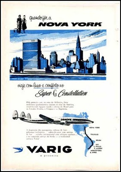 Propaganda da Varig Constellation