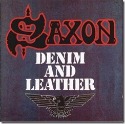 saxon(1)denin and leather