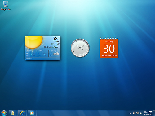 windows 7 desktop