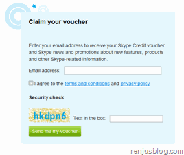 skype free call voucher