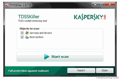 TDSSKiller Rootkit remover 2011