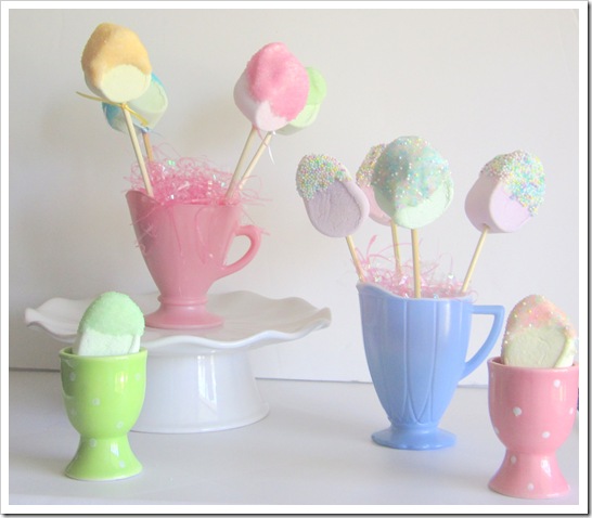 Marshmallow Pop Bouquets Marshmallow Pop Bouquets