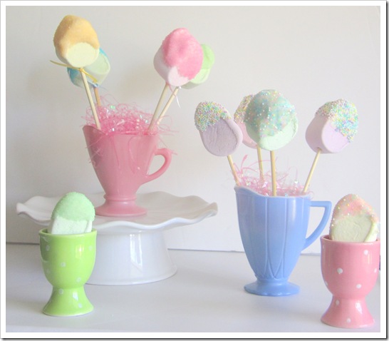 Marshmallow Pop Bouquets