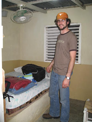 This was our hotel the first night in a town just outside of Jimani. The room was basic, but I slept great. The fan worked wonderfully.