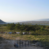 Across that lake is Haiti.