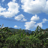 The view of Mt Isabela from the front of the house.