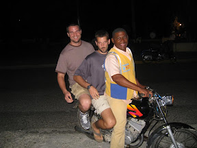 This would be totally inappropriate in the states, but this is just how you get around here.
