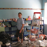 Organizing the nurses station.  Ill break them of that eventually.