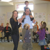Joey &amp; Courtney (going to South Africa) and their three kids.