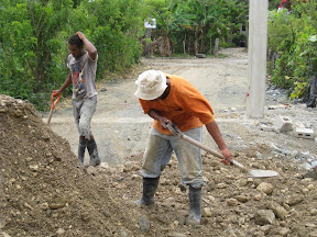 That's a lot of rock to move by hand.