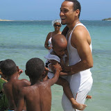 Jemsy did NOT want to get in the water.