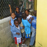 Our first students arrive excited for school to start back up!