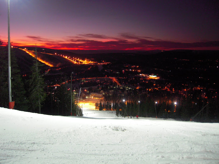 Sunset in Tandådalen