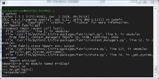 cygwin screenshot