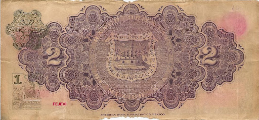 Billetes De Mexico. BILLETE DE MEXICO