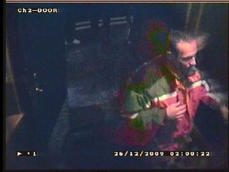 CCTV from the Coast bar, Morecambe, recorded on Boxing Day 2009