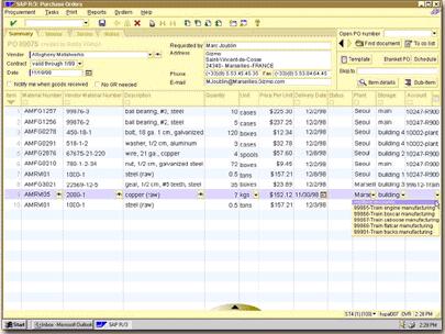 SAP Material Management
