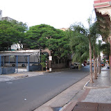 Deserted streets in Asunción.  It is Sunday and everyone is in the 'burbs.