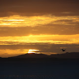 The sun sets on our first day in Ancud