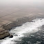 Sandy cliffs on final into Antofagasta