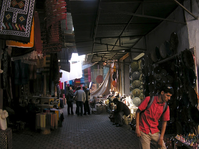 A view of the souks