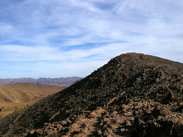 View from the rest stop along highway N9 southeast of Ouarzazate