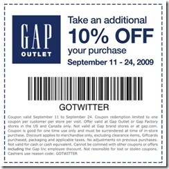 Gap Printable Coupon