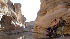 Wasser im Sesriem Canyon, hier gehts nicht weiter.