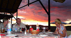 Abendessen im Opuwo country Hotel, die Heimat der Himba. Abendessen im Opuwo country Hotel, die Heimat der Himba.