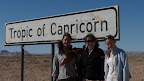 in winter it gets cold on the tropic of capricorn, in summer its hot as hell. On the way to the coast.