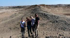 On the road again, we leave Swakop and are in the moonlanscape.