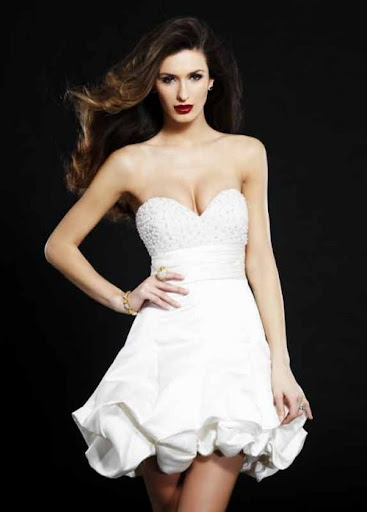 short cut bridal gowns design