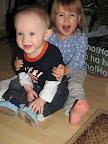 Abby and Joel posing.